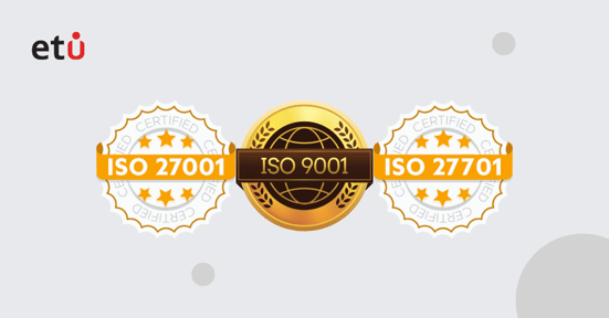 ETU achieves ISO Certification