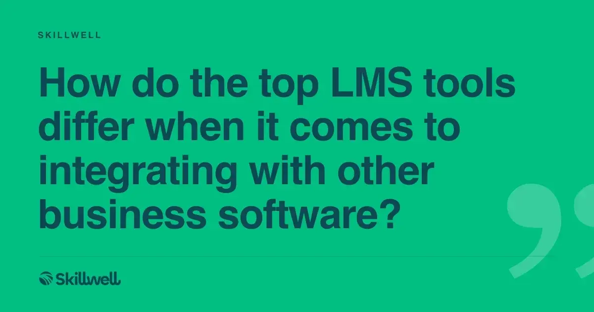 How do the top LMS tools differ when it ...