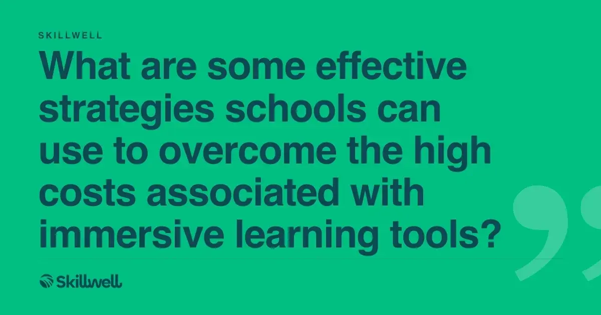 Cutting the Cost of Immersive Learning ...