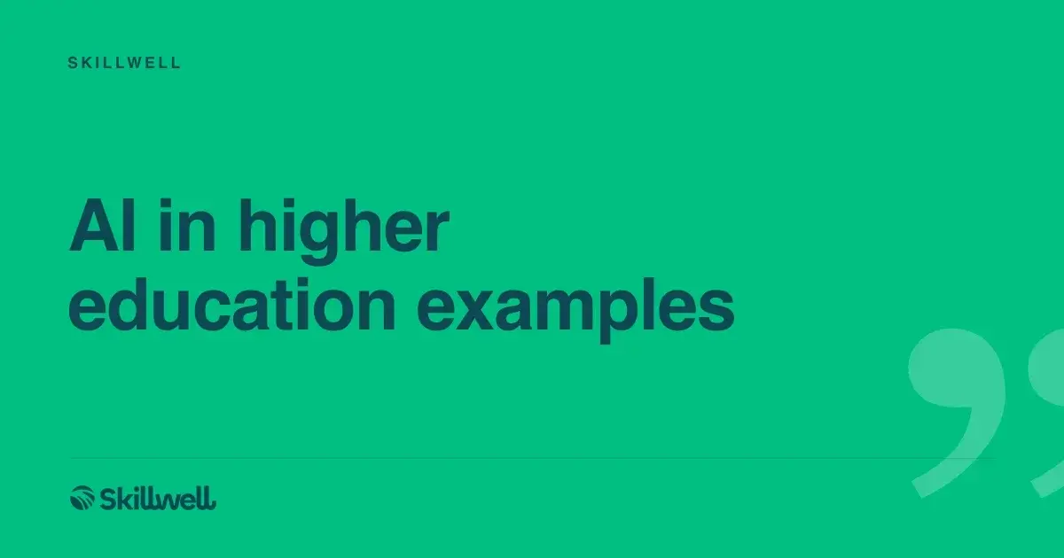 AI in Higher Education Examples | ...