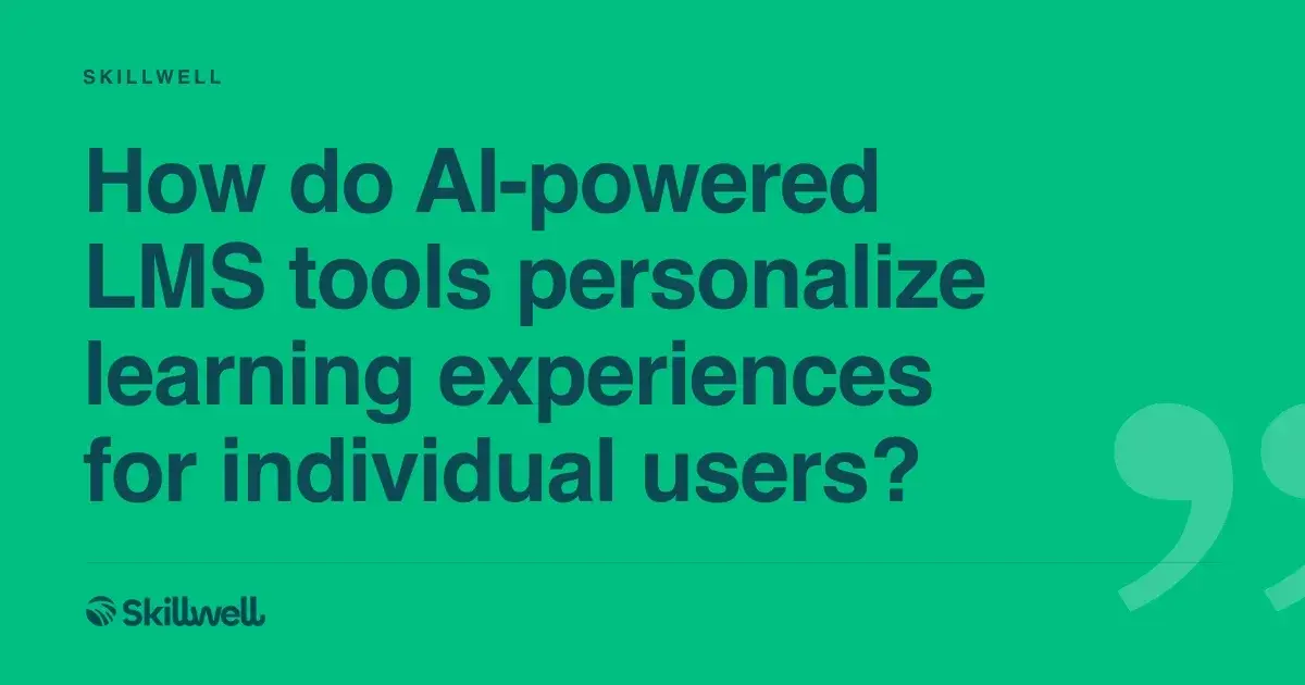 How do AI-powered LMS tools personalize ...