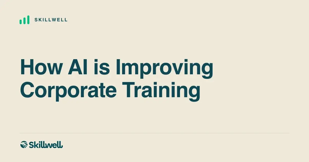 How AI is Improving Corporate Training