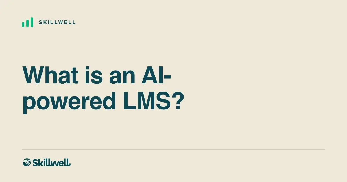 What is an AI-powered LMS?