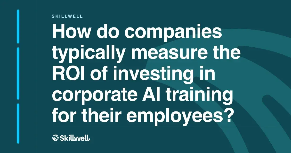 How Companies Measure AI Training ROI