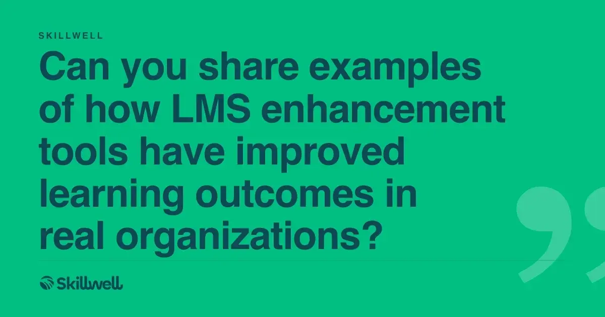 Can you share examples of how LMS ...